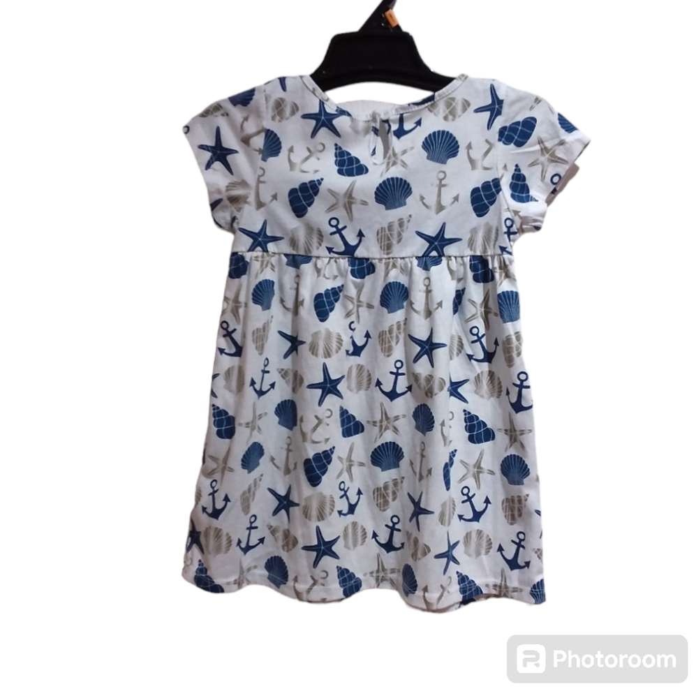 SWEET & SOFT Toddler Girls Nautical Dress - Picture 2 of 6